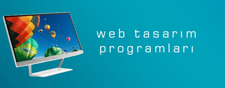 web tasarim programlari
